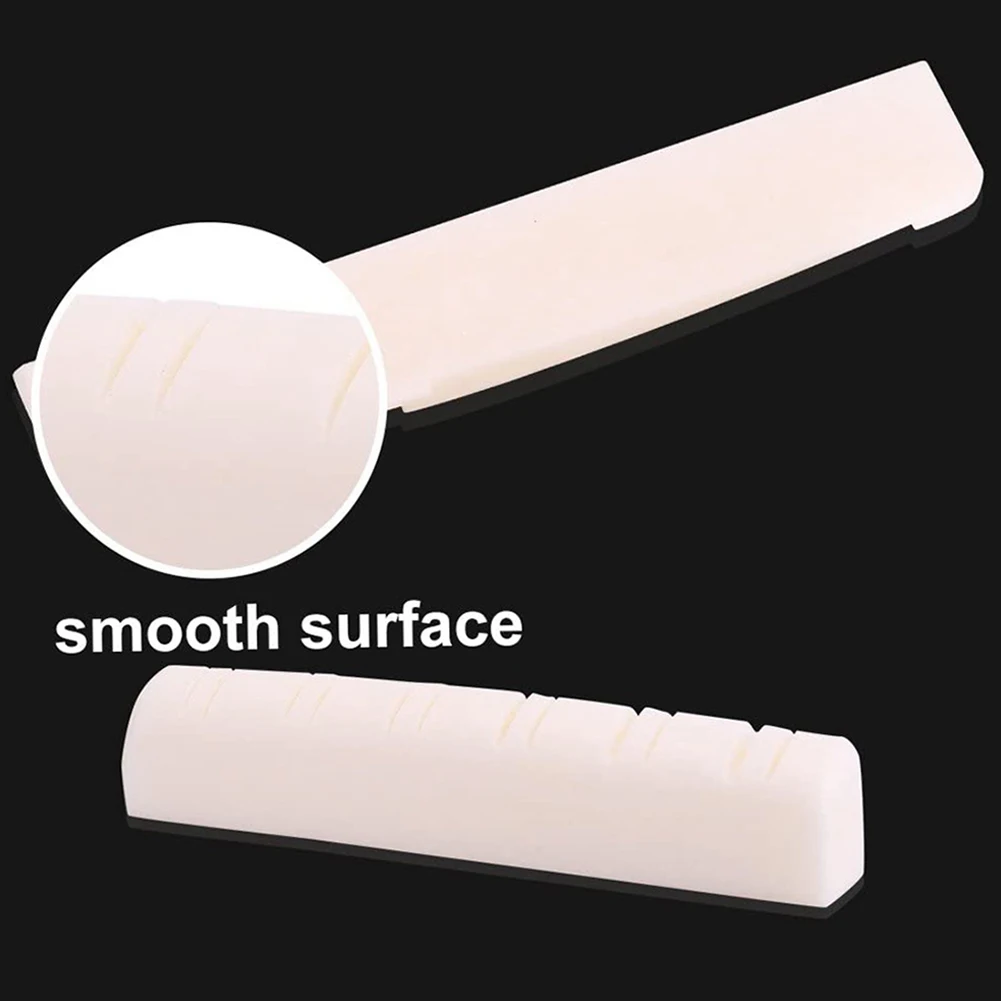 12 saiten ukulele string brücke rinder knochen sattel musical instrument teil klassische elektrische akustische gitarre mutter set free global sh