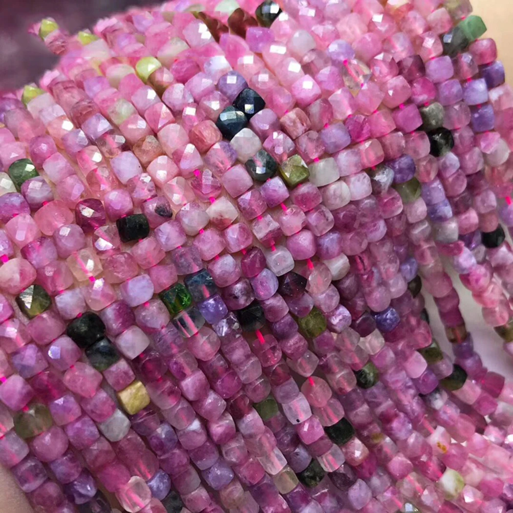 Аквамарин Аметист иолит Пренит Турмалин натуральный драгоценный камень