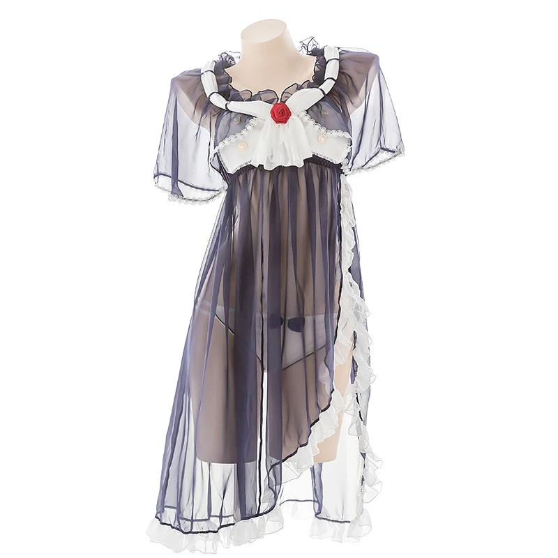 Милое кружевное платье-Униформа командира с оборками для девочек-подростков