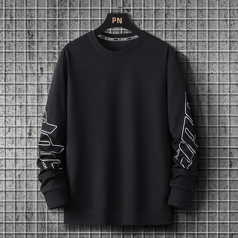 

Man Hoodies Fashion Men's Sweater New Loose Large Size Round Neck Top Trend Loose Casual Sports Men Clothing Top Harajuku
