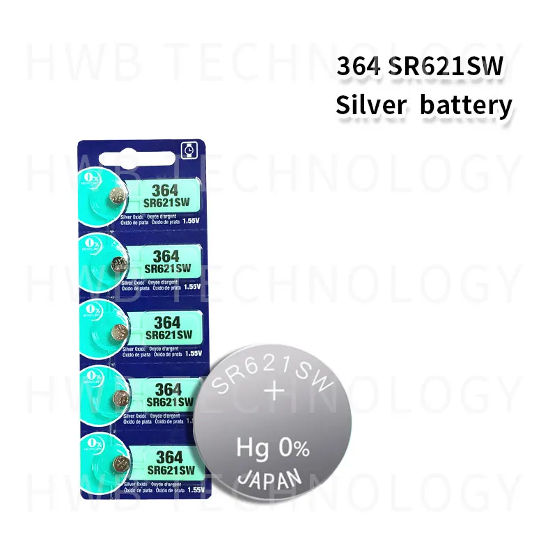 20 шт./лот розничная торговля долговечные 364 SR621SW V364 SR60 SR621 AG1 часы Батарейная кнопка