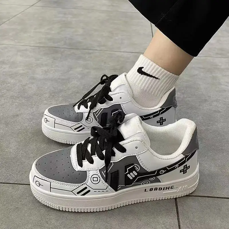 

Women's Sneakers Sports Shoes Kawaii Harajuku Fashion Running White Platform Casual Tennis Athletic Chunky Dropshipping