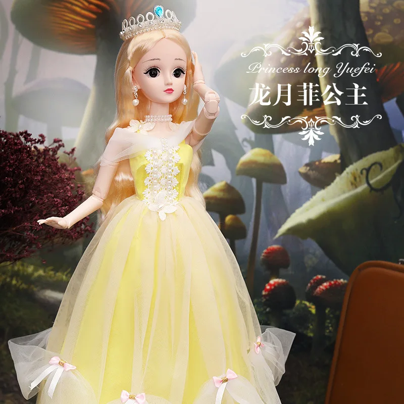 Игрушки для девочек 60 см кукла принцессы набор 1/3 Bjd зимняя с одеждой костюм не