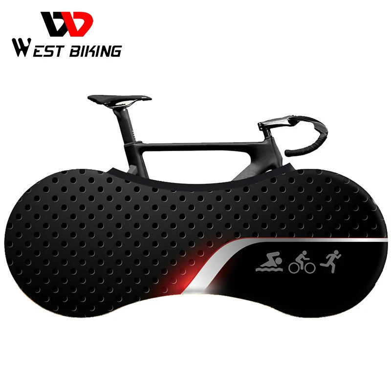 

MTB Road Bike Indoor Cover High-quality Elastic Fabric 26"-28" Bicycle Dust Cover Tire Protection Cover Storage Bike Accessories