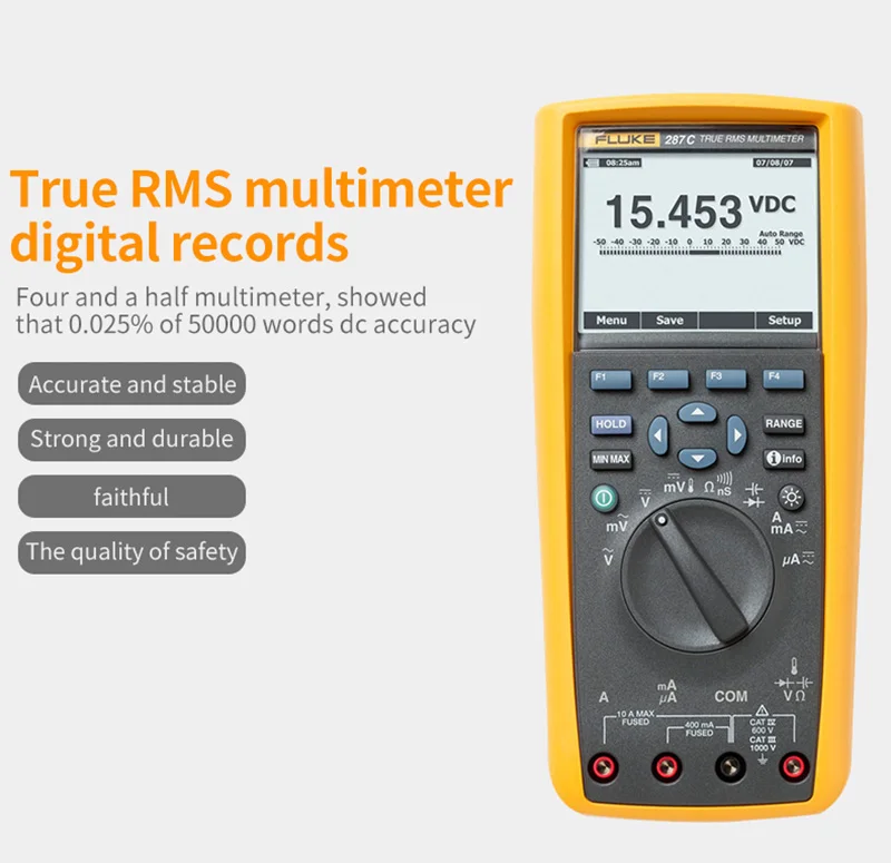 Цифровой мультиметр Fluke 287C \ 289C с истинным эффективным значением функция захвата