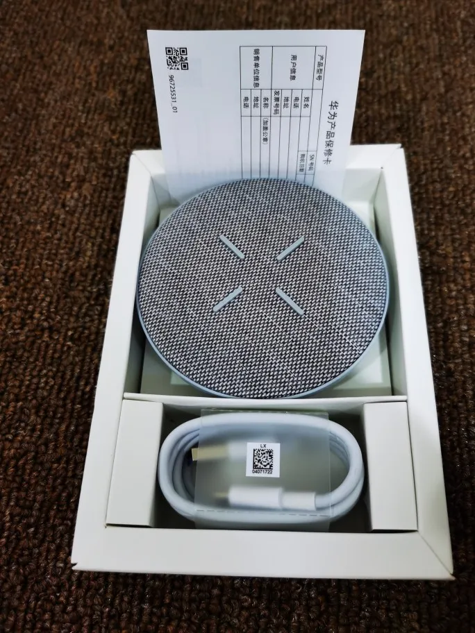 HUAWEI CP61 Mini Super Charge 27W Wireless Charger for Mate 20 &amp 30 Pro iPhone 11 Samsung P10 S10 | Электроника