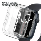 Защитный чехол для Apple Watch серии 7 41 мм 45 мм, Мягкий бампер из ТПУ, полная защита экрана для IWatch серии 7, аксессуары