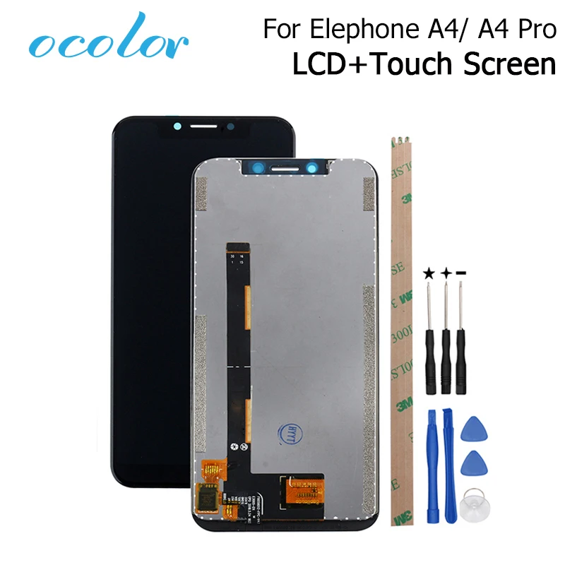 Ocolor для Elephone A4 ЖК дисплей и сенсорный экран дигитайзер сборка Замена с