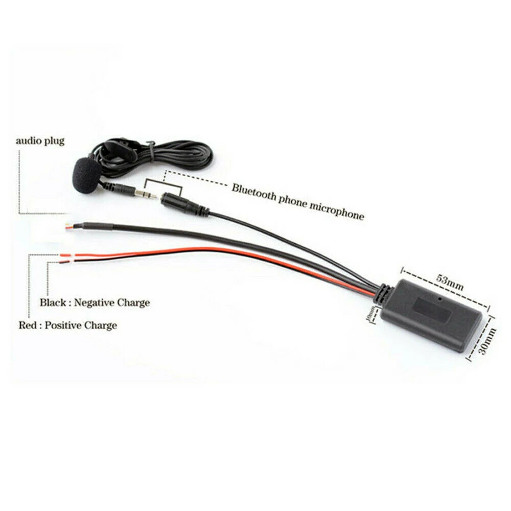Автомобильный стерео микрофон Biurlink 300 см 16 контактный вход Aux Bluetooth для Mazda 2 3 5 6 MX5