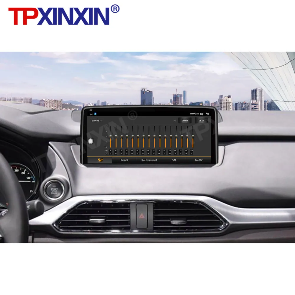 저렴한 안드로이드 10 6 + 128G ROM 마즈다 CX-9 2016-2021 차량용 멀티미디어 GPS 네비게이션 스테레오 Headunit 무선 Carplay