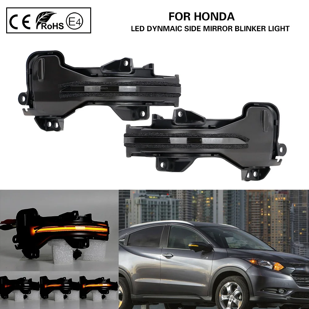 

Мигалка для бокового зеркала, светодиодная, для Honda Accord CR-V, HR-V, XRV, JAZZ, Odyssey, Elysion, Spirior, Greiz, 2 шт.