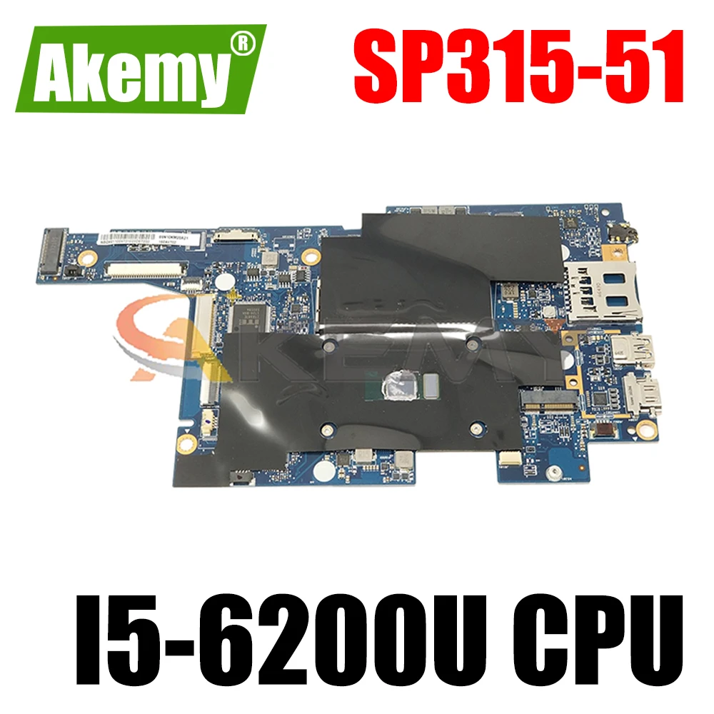 

Материнская плата для ноутбука ACER Aspire SP315-51 I5-6200U материнская плата для ноутбука ST5DB SR2EY DDR4