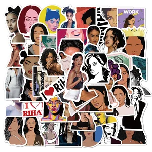 50 шт. Барбадос женщинам певицам граффити наклейки 