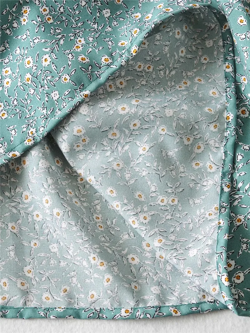 

European and American style 2020 summer new women's fashion casual printing suit floral vest half skirt two piece set