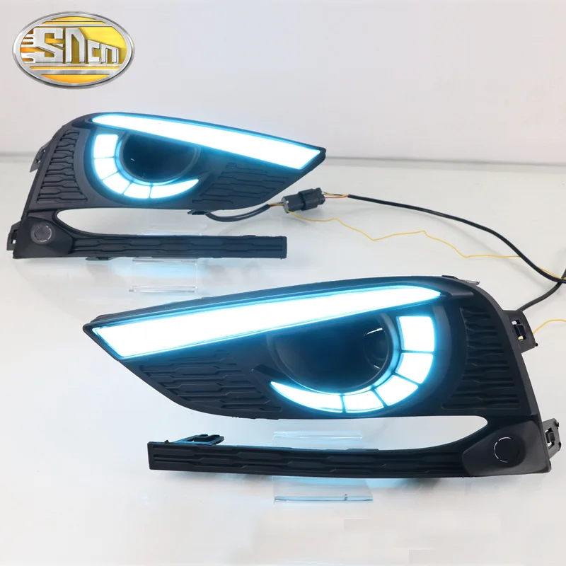 Светодиодный дневной светильник с желтым сигналом поворота LED DRL лампы для Chevrolet