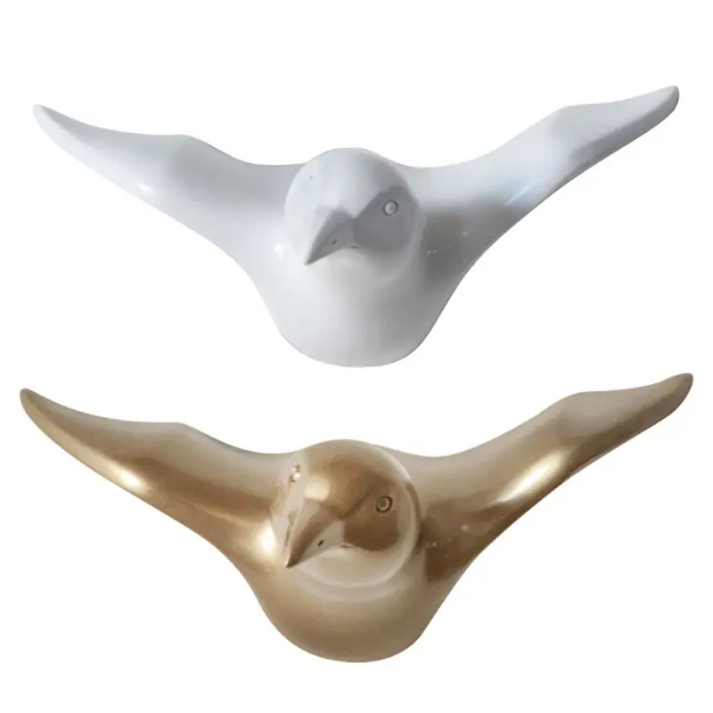 

Pair Seagulls Birds Wall Decor Hanging for Bathroom Livingroom Garden, Small Dropshipping