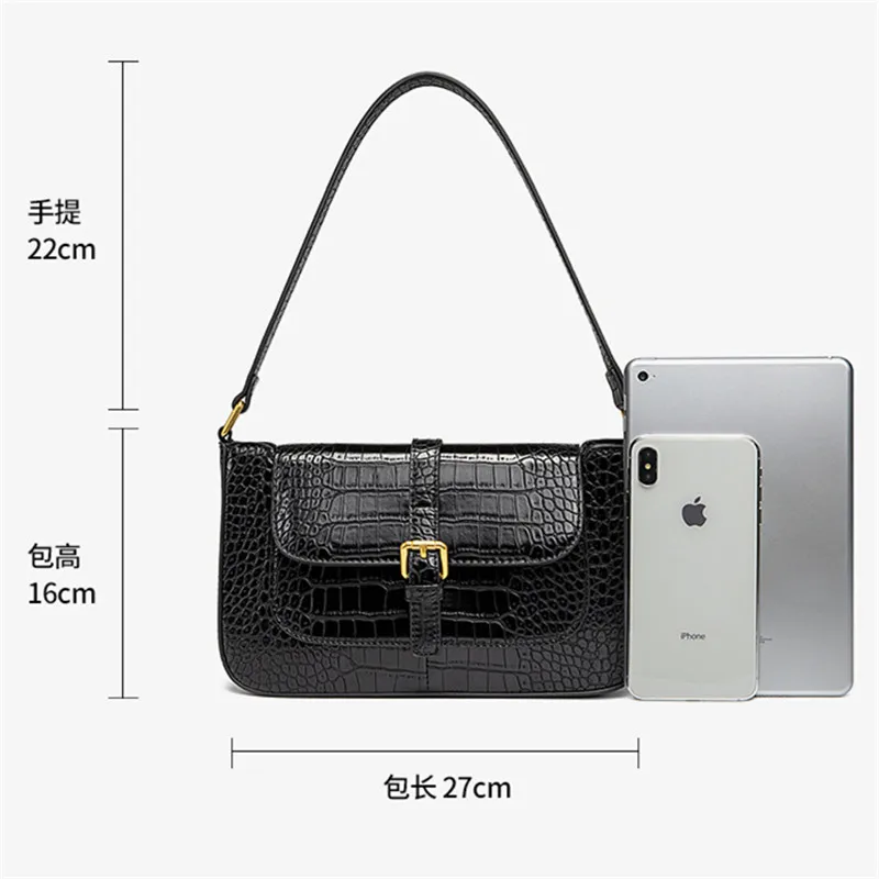 

Fashion Exquisite Shopping Bag Luxuy Brand Crocodile Pattern Shoulder Bags Casual Women Totes Crossbody Bag Purse and Handbags