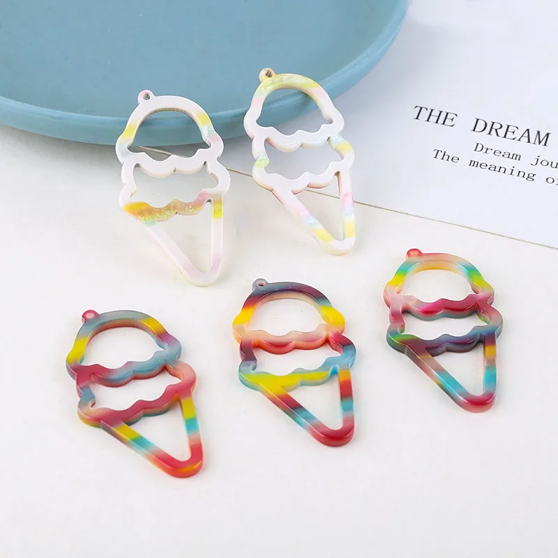 4 шт. милые серьги для женщин ацетат вечерние модные очаровательные новые