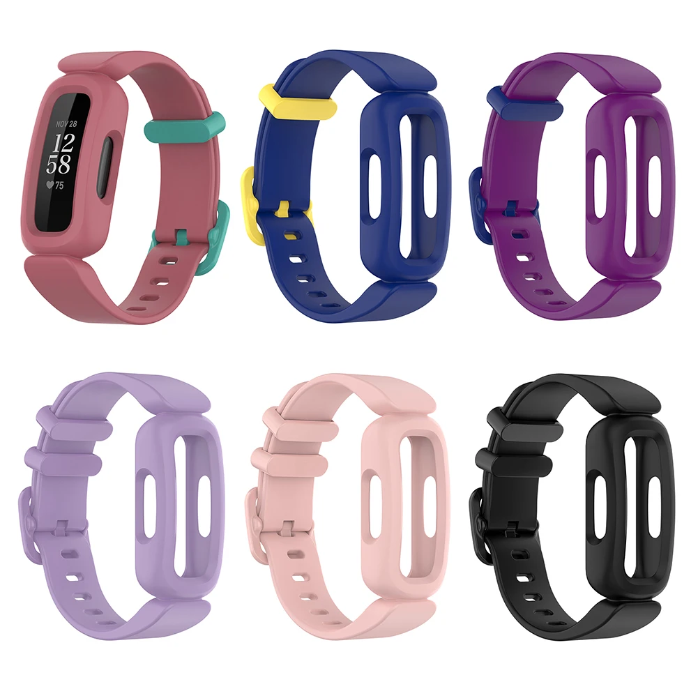 Сменный силиконовый ремешок для наручных смарт-часов цельный Браслет Fitbit Ace 3