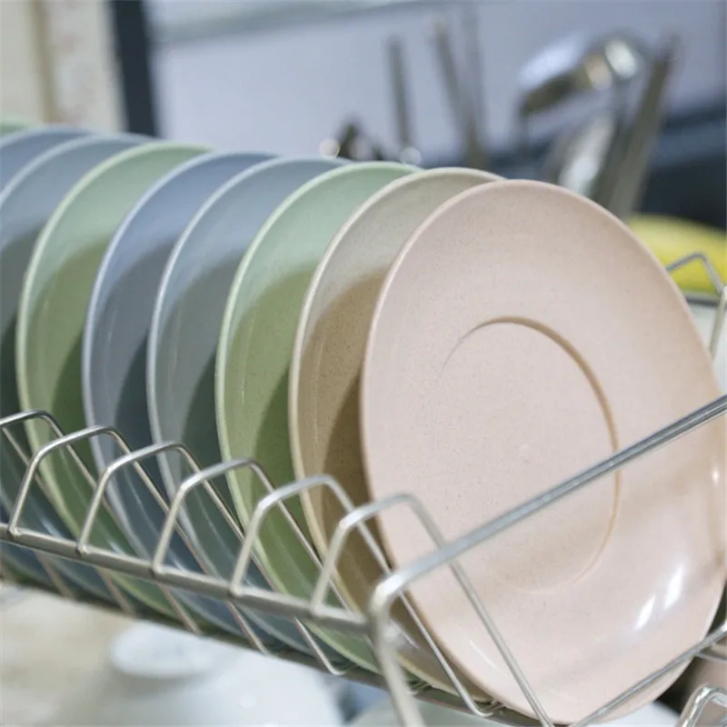 4 шт. креативная тарелка из натуральной пшеничной соломы многофункциональная