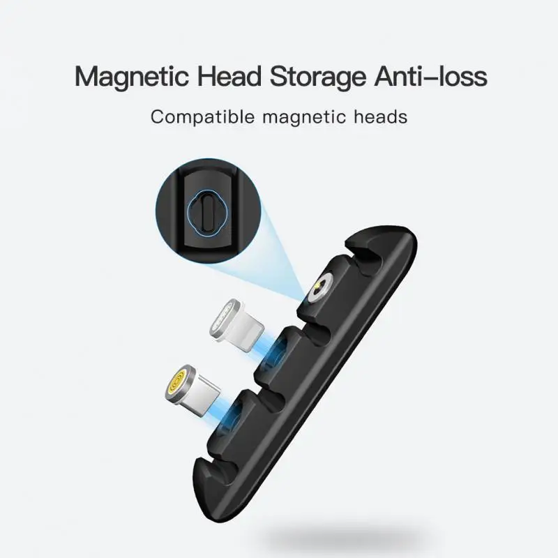 

Cable Organizer & Magnetic Cable Management USB Cable Winder Flexible Cable Management Clips For Wired Headphones