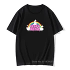 Металлическая забавная Мужская футболка с единорогом, радугой, Мош, пародия, переход в Хелл, интересный дизайн, мультяшный графический Рисунок, новая футболка для мальчиков
