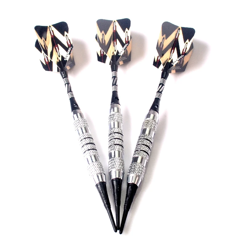 CUESOUL 3pcs/set Professional Darts Soft 16.5g 15cm Electronic Tip Dart With Copper Aluminum Shaft | Спорт и развлечения