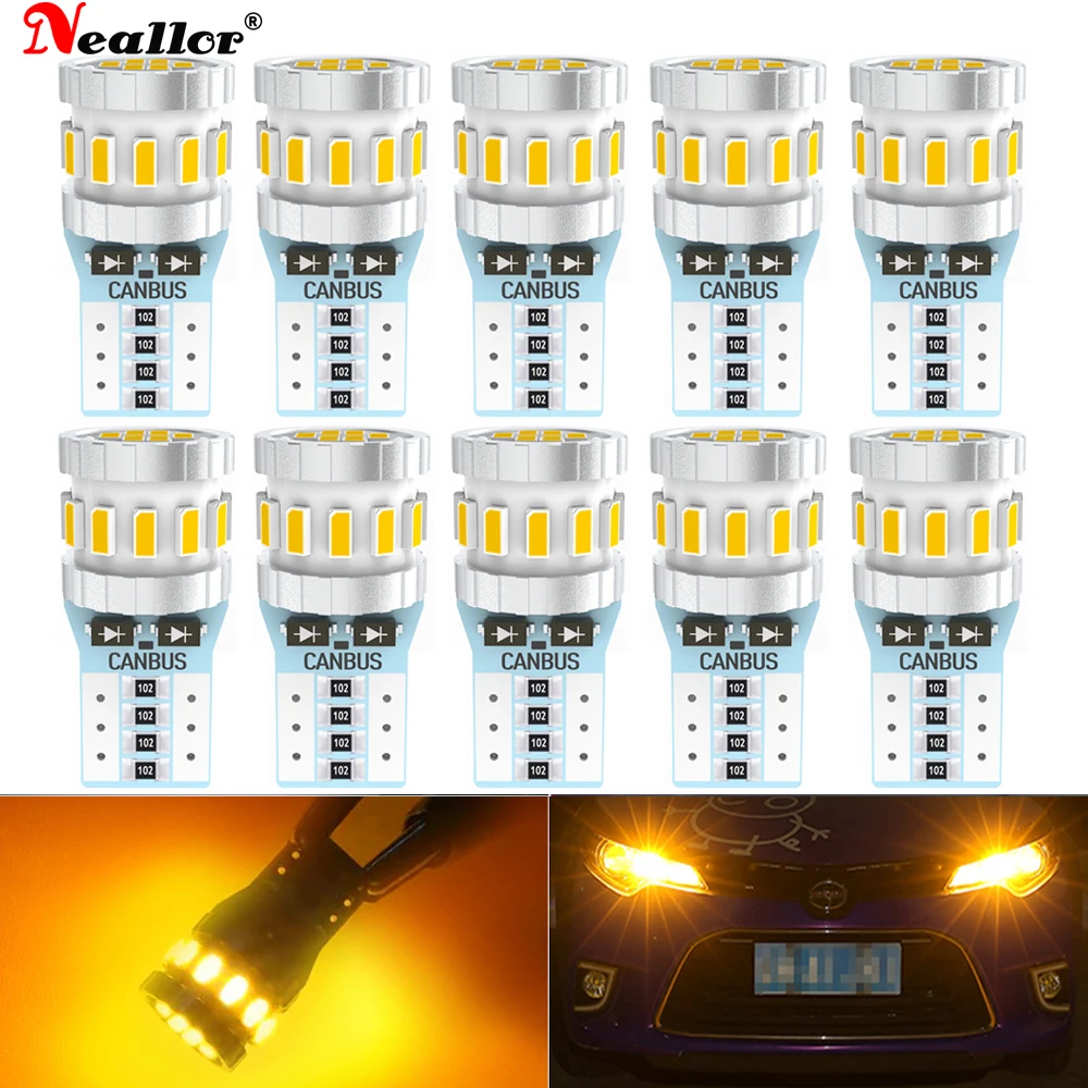

10x T10 LED W5W Canbus Light Bulbs For BMW F20 F30 X3 X4 X5 X6 MINI Cooper F60 Car Interior Reading Parking Lights No Error 12V