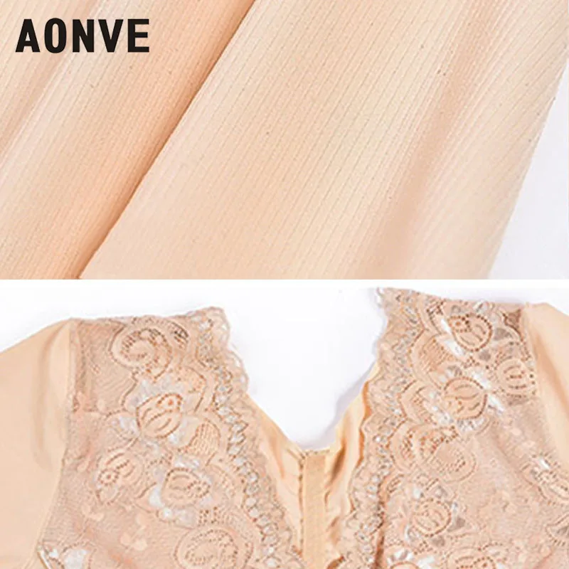 

Aonve Slimming Underwear Full Body Shaperwear Body shaperwear Women Lingerie Long Sleeve Plus Size XXXLNew 2020 Sexy Bodysuit