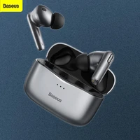 baseus s2 tws anc true wireless earphones support wireless charging noise reduction active noise cancelling