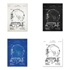 Патентованная печать на пробной стенде, Постер магазина оптики, украшение офтальмологической клиники, ретро оптометрия, подарок оптометрии