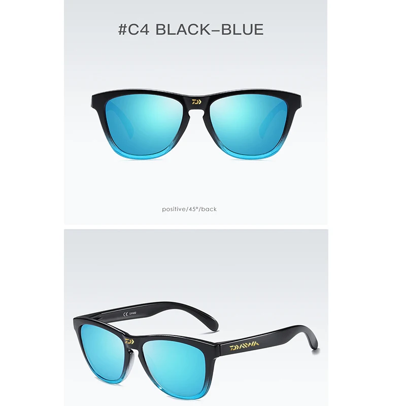 

Daiwa Men's Fishing UV Protection Sunglasses Retro Polarized Sunglasses Outdoor Riding Sunglasses Sea Fishing Windproof Glasses