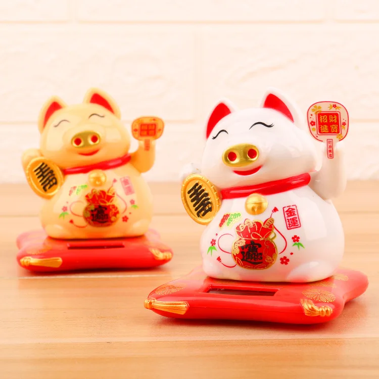 Креативное домашнее украшение ручка счастливая свинья талисман автомобиля