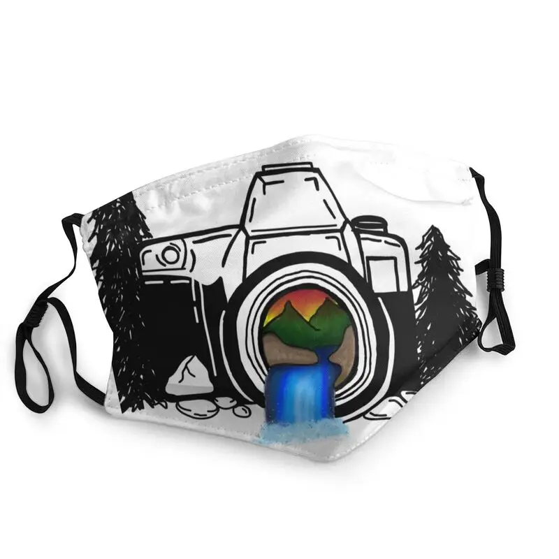 

Breathable Nature Camera Photographer Life Mask Adult Unisex Photography Mask Anti Haze Dustproof Protection Respirator Muffle