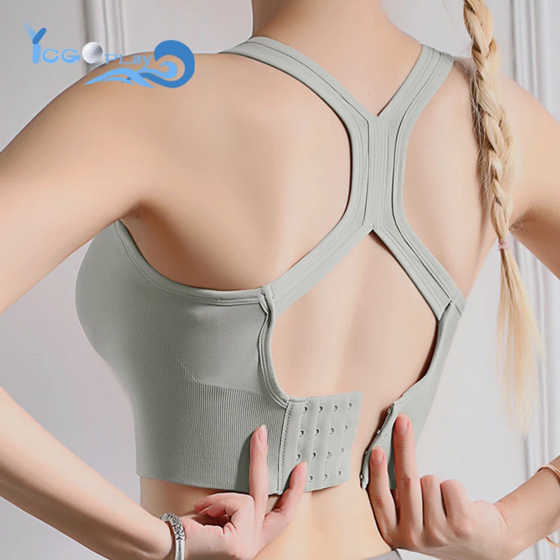 

Women Gather Sports Underwear Sexy Mesh Breathable Yoga Plus Size Seamless Beauty Back Bra Push Up Bralette Fitness Sportwear