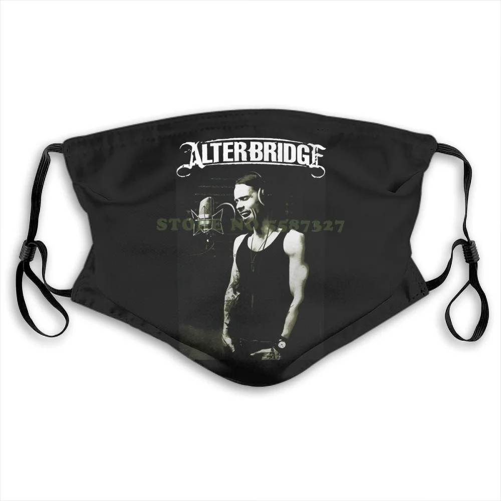 New Popular Alter Bridge Myles Kennedy Rock Black Size Fashion Funny Reusable Masks |