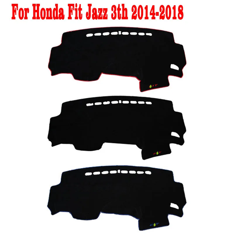 Для Honda Fit Jazz 3th 2014 2015 2016 2017 2018 приборной панели автомобиля крышка коврики колодки