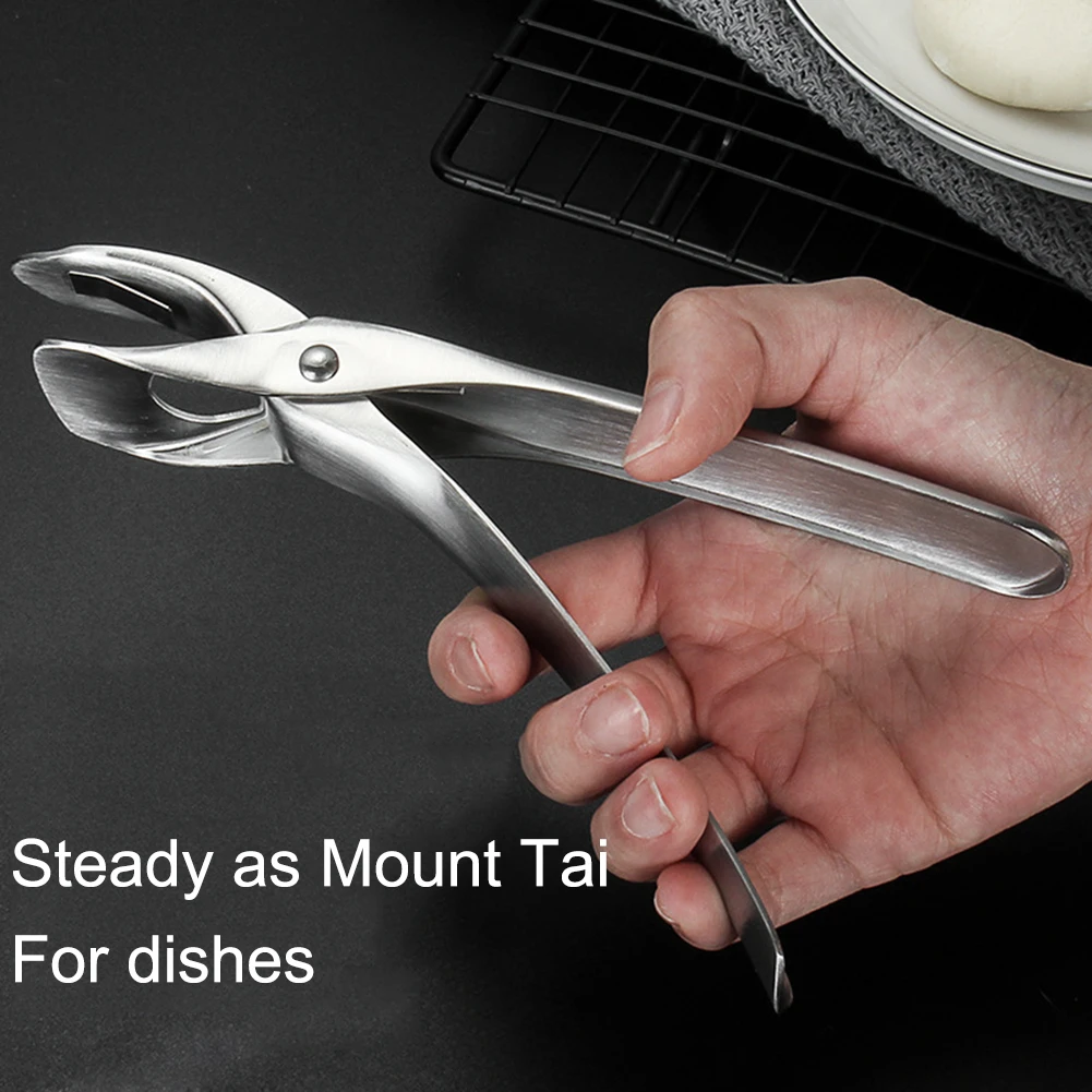 Ручной зажим для чаши с защитой от горячего воздействия посуды из нержавеющей