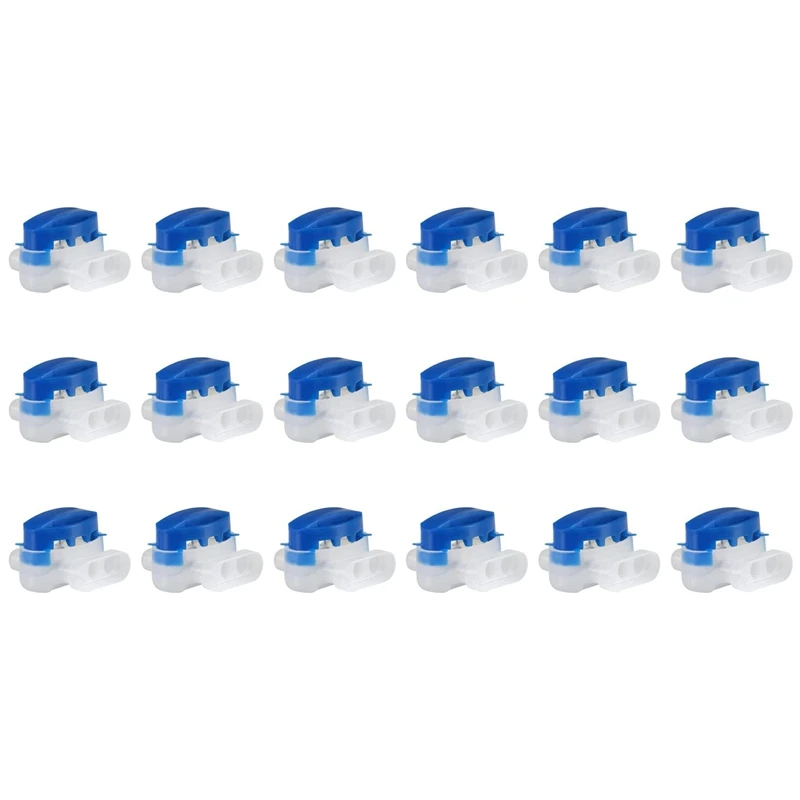 

18 Pack Electrical IDC 314-BOX Pigtail 3 Wire Connectors For 22-14 AWG Cables, Robotic Lawn Mowers