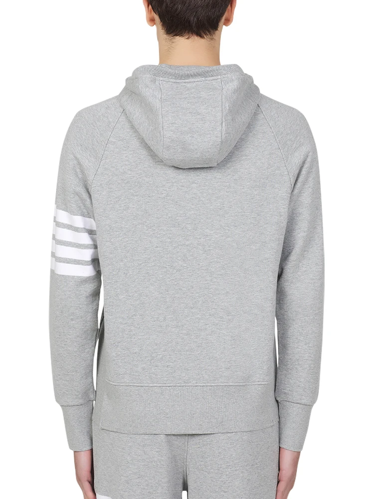 

TB THOM 2021 Fashion Brand hooded Clothing Solid Cotton Jacket Men Women Sweatshirts Hoodies Striped Casual Sportswear Coat