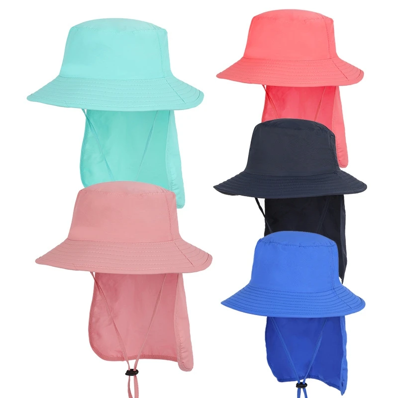 

New Summer Outdoor Beach Sport Hat Baby Sun Hat Baby Adjustable Cap Children Anti UV Protection Travel Beach Caps Outdoor Hat