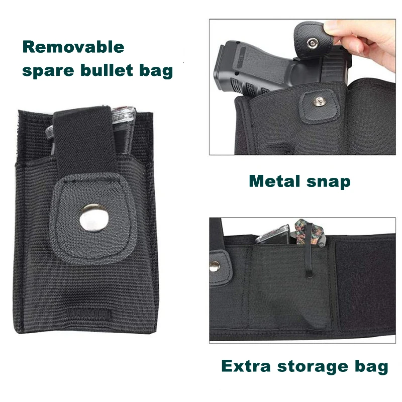 

Military Tactical Pistol Holster Men Belt Holster Wide Belt Outdoor Airsoft Shooting Hunting Tactical Hidden Gun Holsters