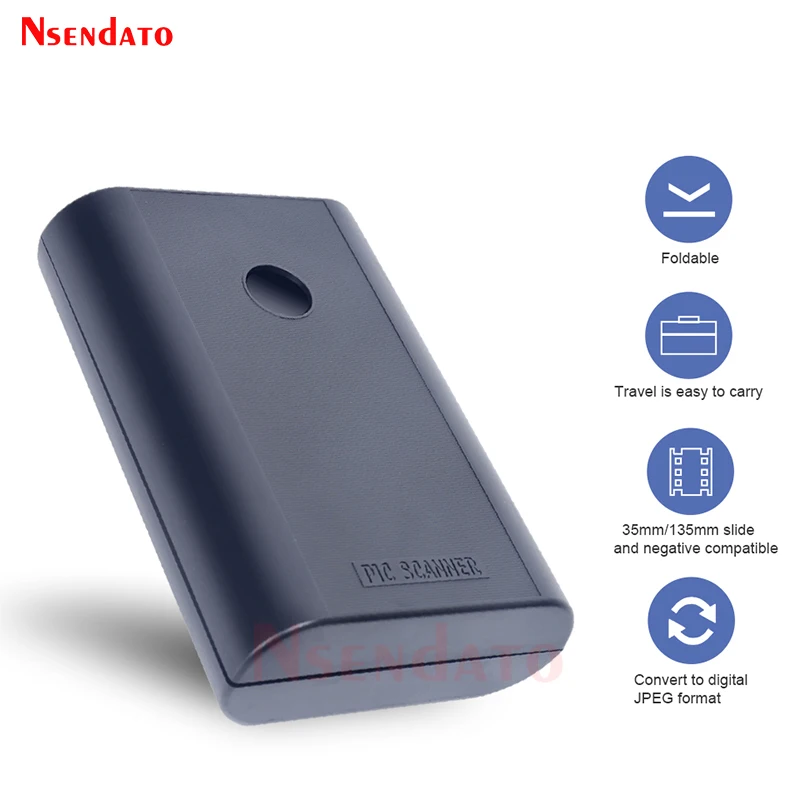 

Фотосканер 35 мм/135 мм, портативный сканер для просмотра слайдов, мобильный цифровой сканер негативной пленки для Andriod IOS