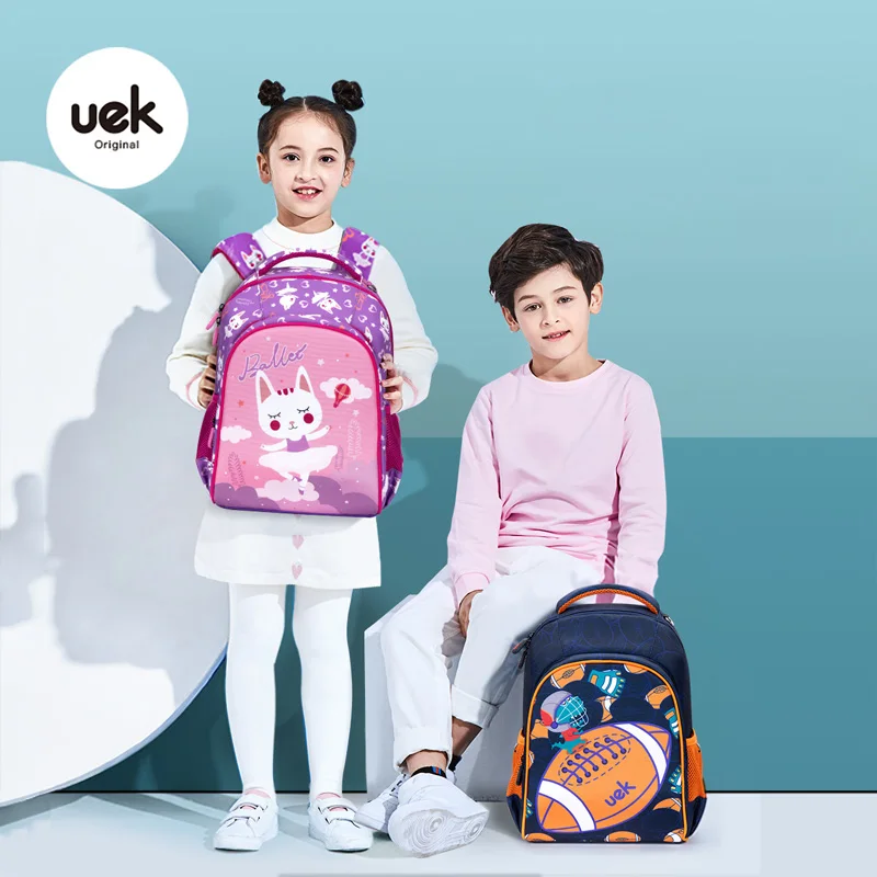 UEK детские школьные ранцы для мальчиков Новый Начальная школа ортопедический