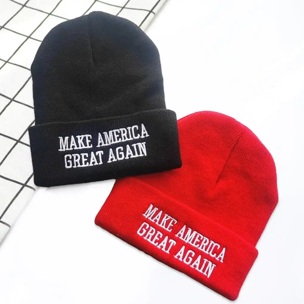 

Caps Knitted Hats Hand-knitted Velvet Windproof Embroidered Hip Hop Caps for Winter