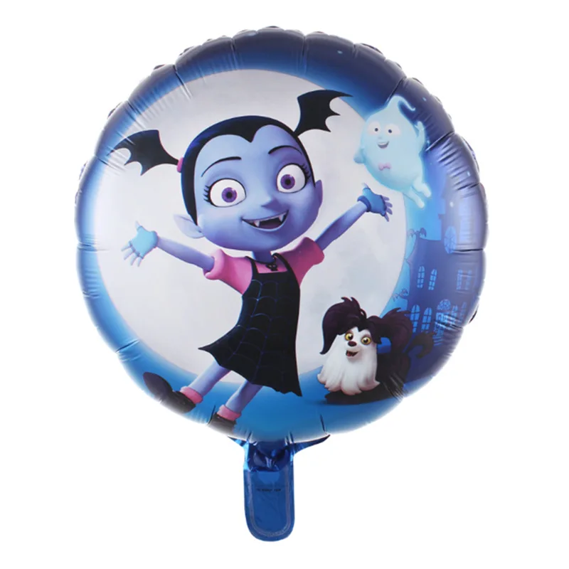 

New Vampire Girl Balloons Birthday Anniversaire Party Halloween Horror Decorations 32inch Black Number Ballons Kids Toy Globos