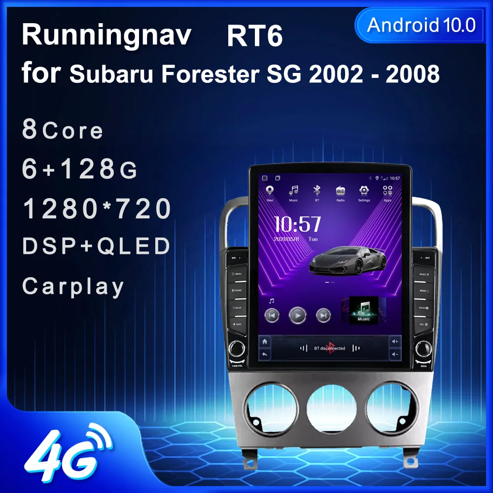 

9.7" Android 10.1 For Subaru Forester SG 2002 - 2008 Tesla Type Car Radio Multimedia Video Player Navigation GPS RDS no dvd