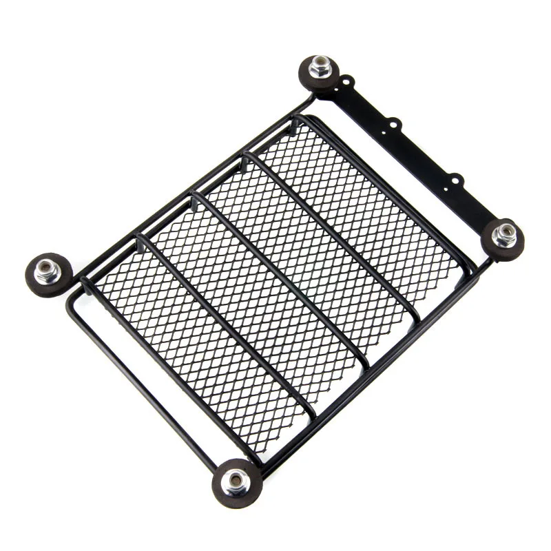 Portaequipajes de Metal para coche teledirigido, 1 Juego de portaequipajes de 130x102mm, 1:10, accesorios DIY-1
