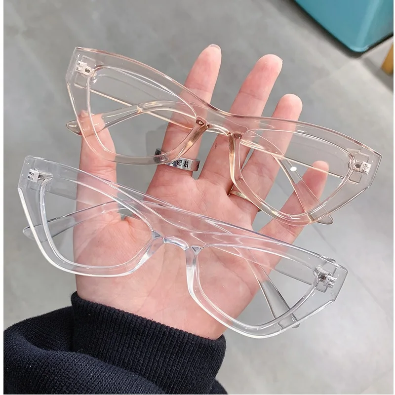 

Cat Eye Anti Blue Light Glasses Frame Men Women Triangle Computer Cellphone Spectacles Filter Blocking UV400 Mobile Phone Game