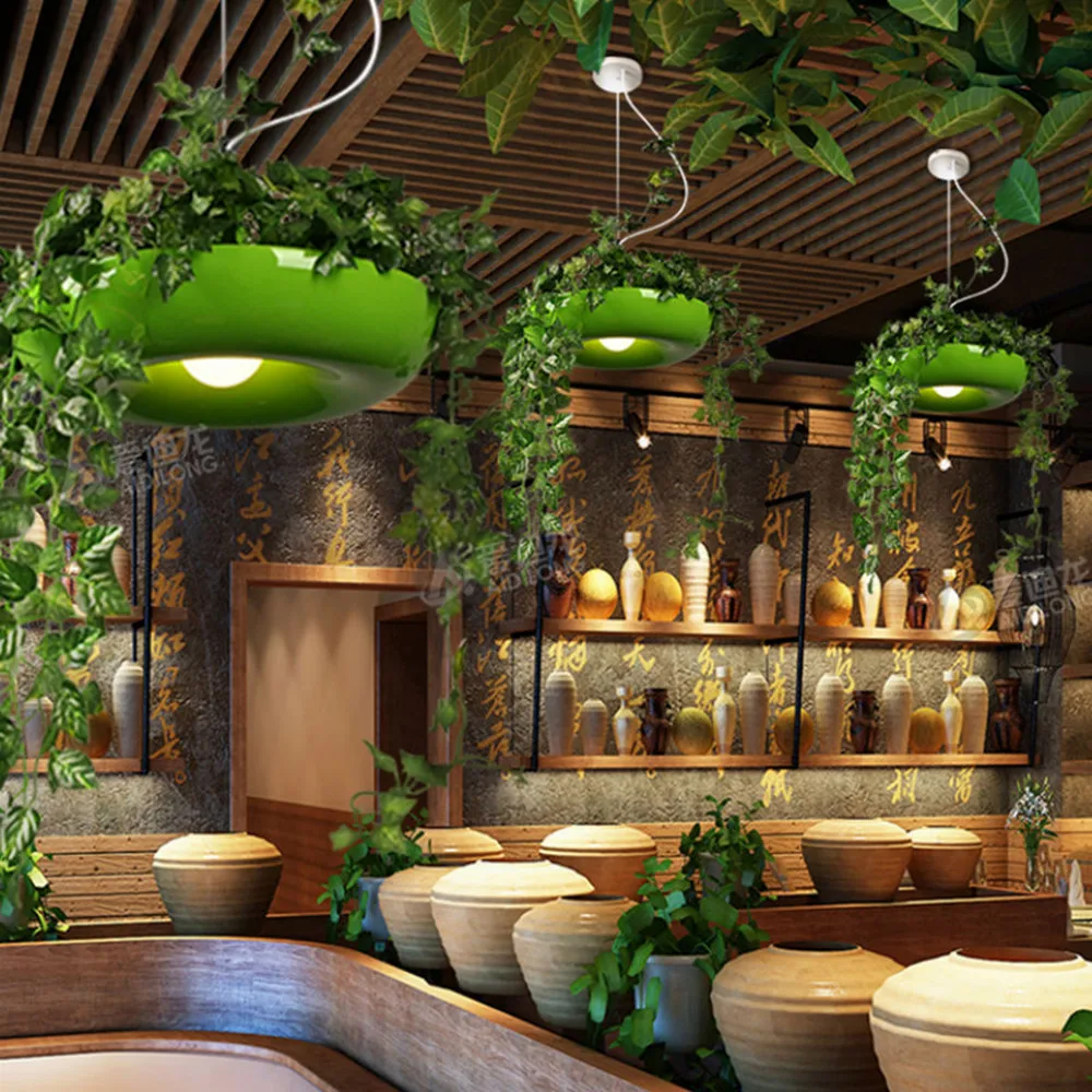 Подвесные светильники DIY Sky Plant скандинавские для столовой сада цветочный горшок